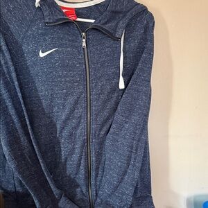 Nike Women's Blue Heather Bomber Jacket